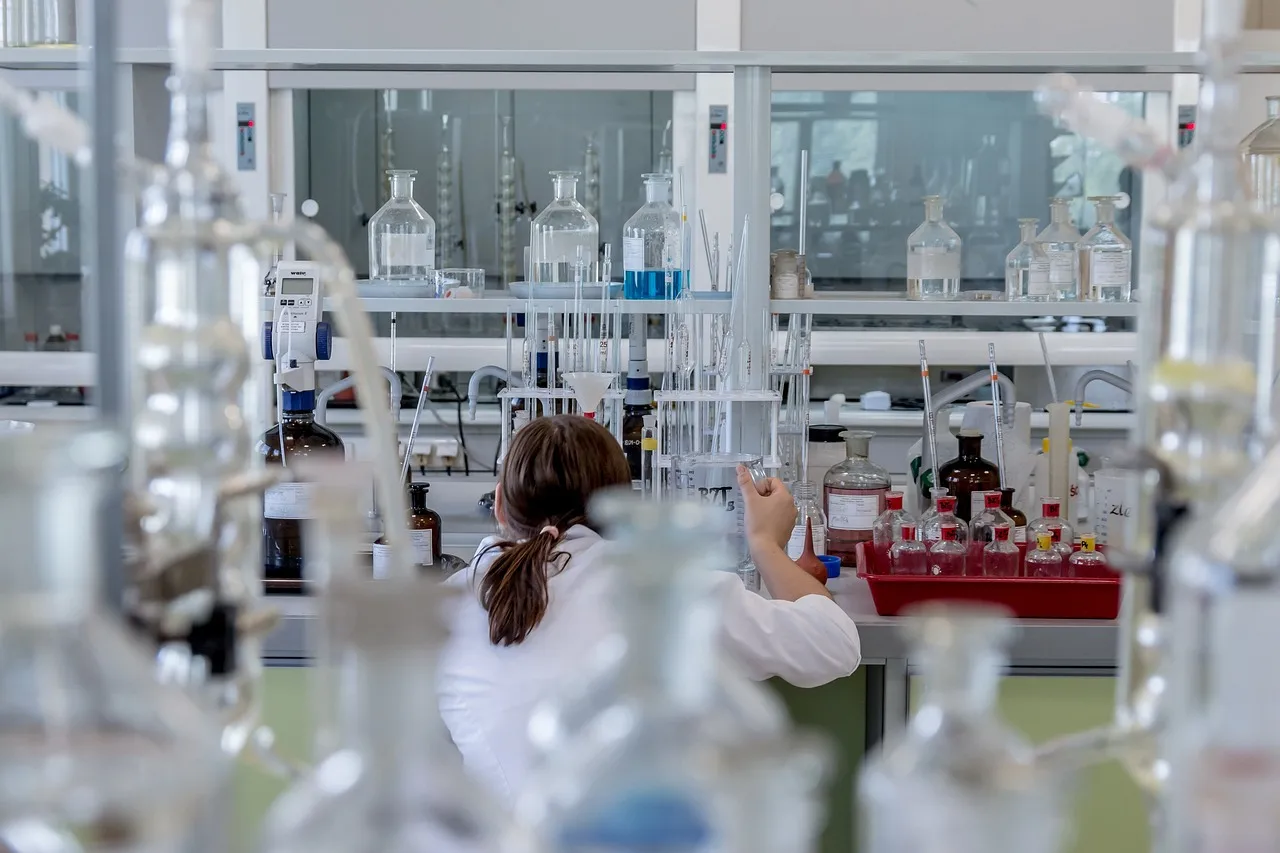 A scientist in a laboratory