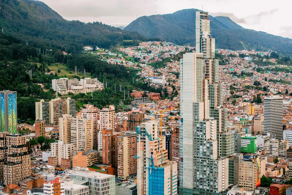 The Bogotá skyline