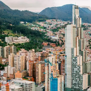 The Bogotá skyline