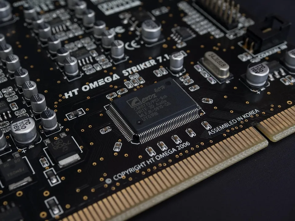 A computer memory chip
