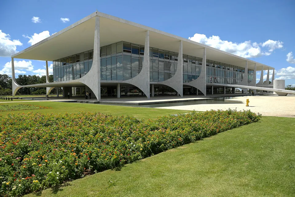 The Palácio do Planalto, Brazil's presidential office, in Brasília