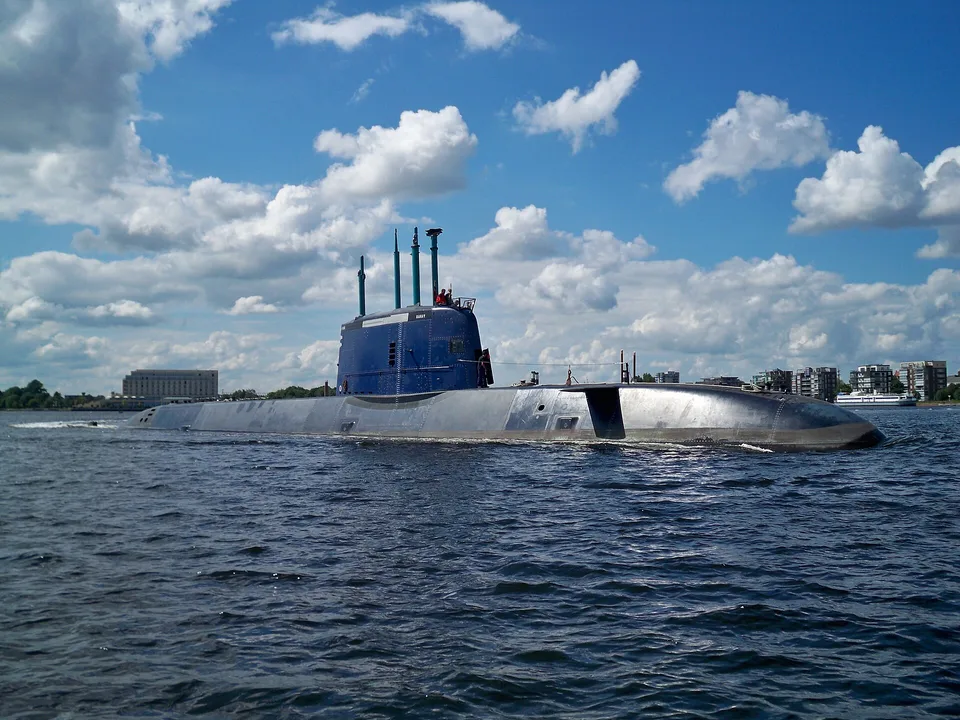 INS Rahav, a Dolphin-class submarine of the Israeli Navy.