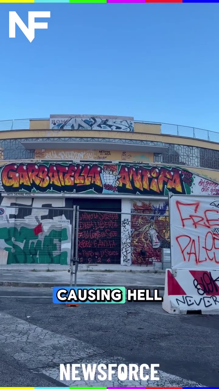 There are active ANTIFA zones operating all over the city of Rome, Italy
